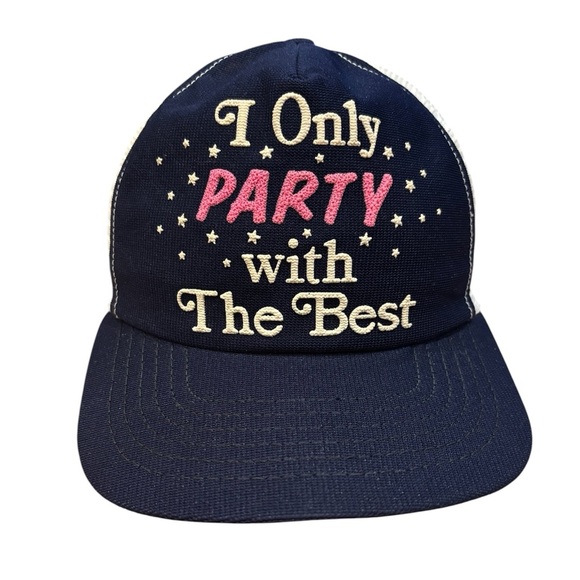 Vtg Trucker Hat Party Made in USA - Picture 1 of 8